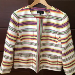 Talbots striped, casual jacket